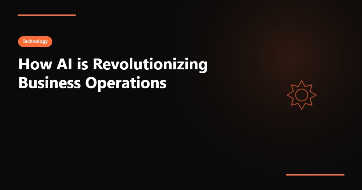 How AI is Revolutionizing Business Operations