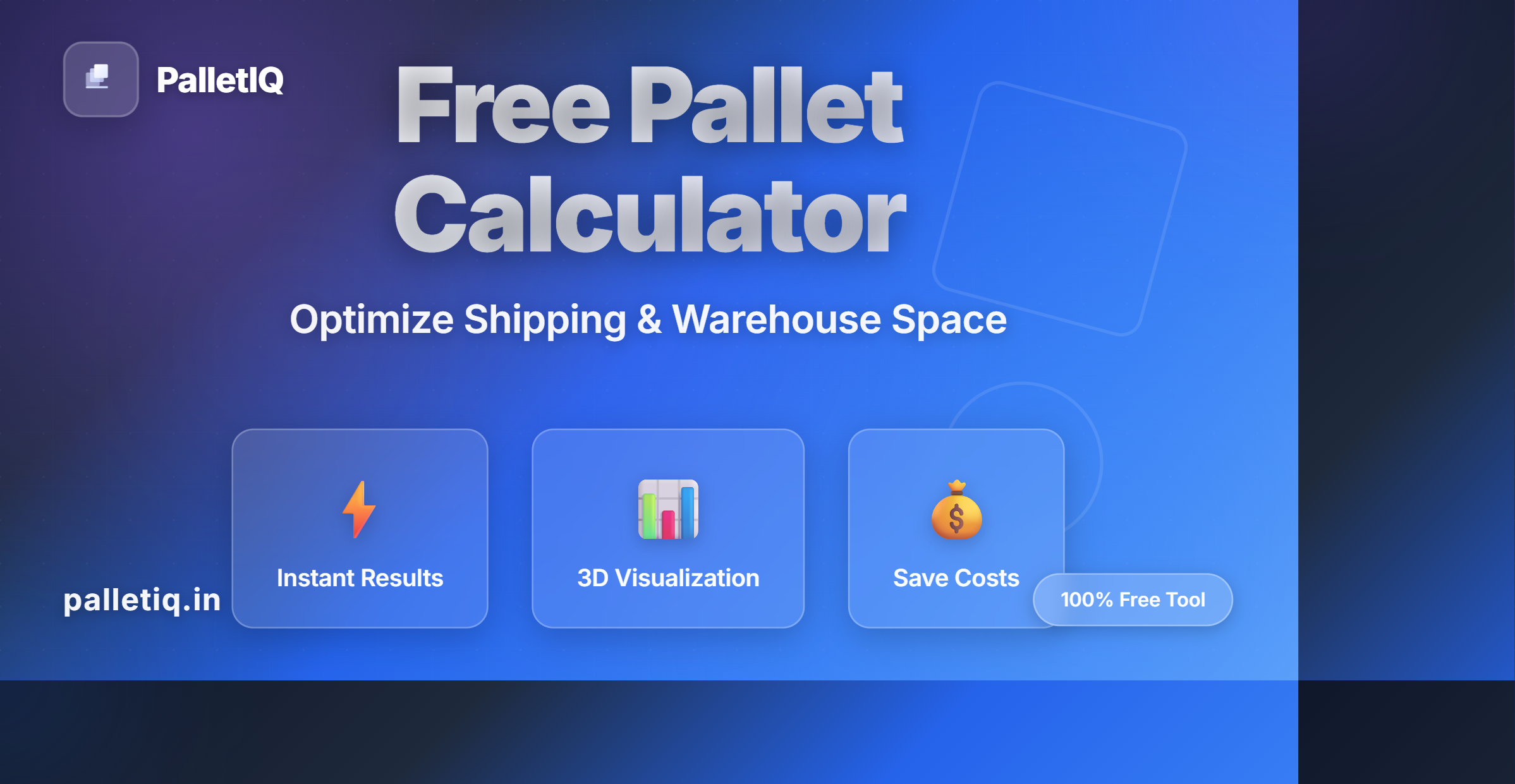 PalletIQ — Free 3D Pallet Calculator